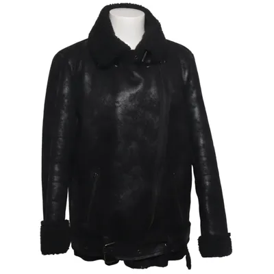 Shearling jacket (Black) from 2Me Polyester