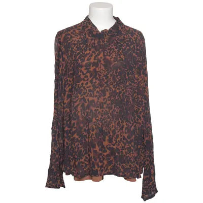 Blouse (Brown, Black) from Maeve Polyester, Viscose
