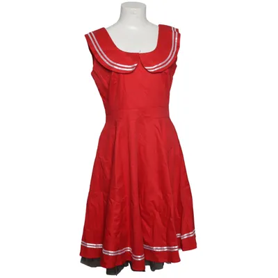 Jurk (Rood) van Hearts & Roses Katoen, Elastaan