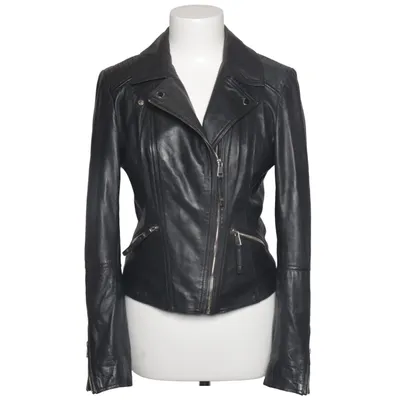 Bikerjakke (Sort) fra River Island Læder, Polyester