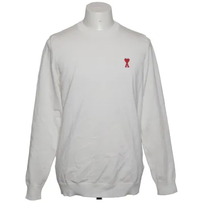 Sweater (Hvid) fra AMI Økologisk bomuld