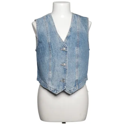 Jeansvest (Blå) fra Pieces Bomuld