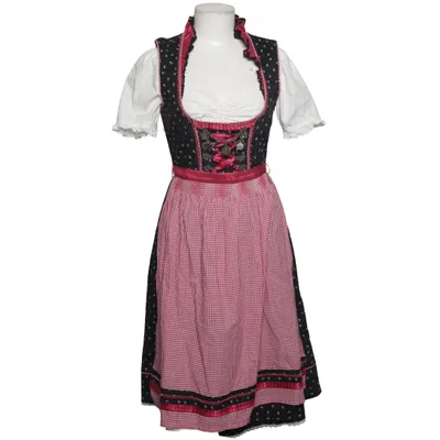 Dirndl (Black, White, Red) from Amisu Cotton, Elastane