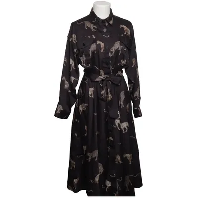 Skjortekjole (Sort, Brun) fra Vicolo Polyester