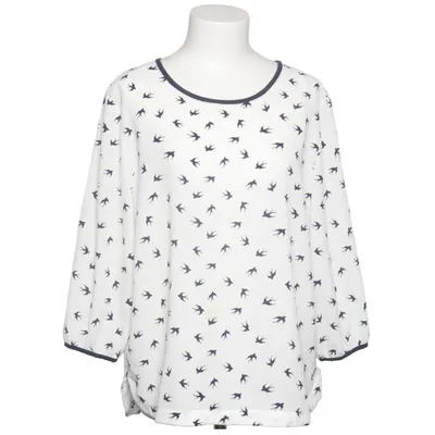 Blus (Vit, Blå) från Days Elastan, Polyester