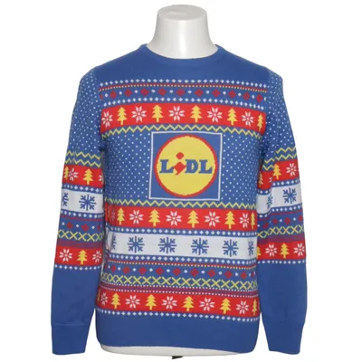 Kersttrui (Blauw, Meerkleurig) van Lidl Acryl