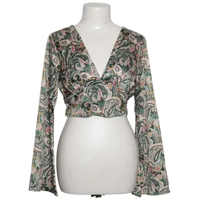Crop top (Green, White, Multicolored) from LVCILIA Elastane, Polyester
