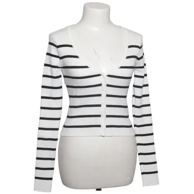 Cardigan (White, Black) from Clockhouse by C&A Cotton, Polyester, Viscose