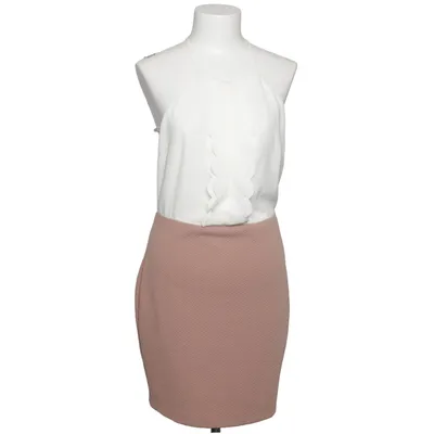Halterneckklänning (Vit, Rosa) från Ark & Co Elastan, Polyester