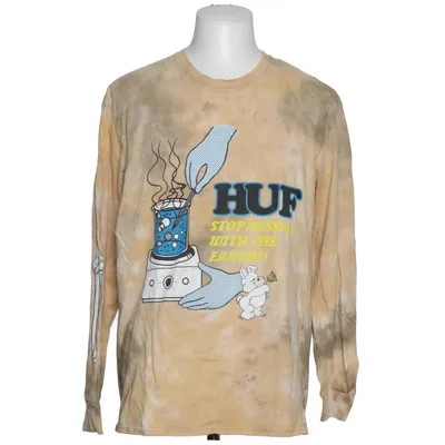 Long sleeve T-shirt (Beige, Gray, Multicolored) from HUF Cotton