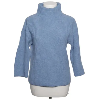 Turtleneck (Blue) from Farhi Cashmere, Merino wool