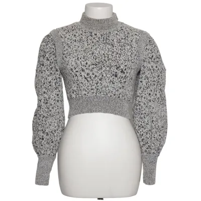 Turtleneck (Gray, Black) from Paco Rabanne Elastane, Organic cotton, Polyamide