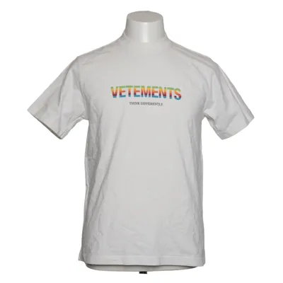 T-shirt (White, Multicolored) from Vetements Cotton