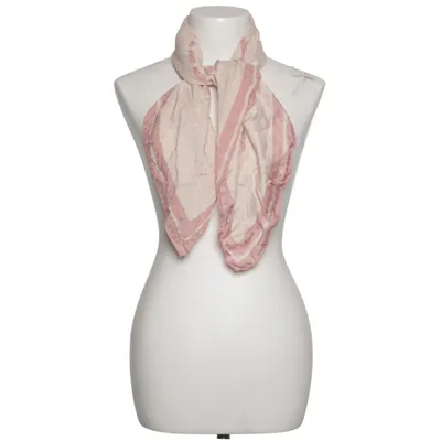 Echarpe à costume (Rose, Blanc) de Chanel Soie