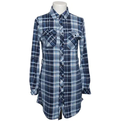 Flannel skjorte (Blå, Hvid) fra Aiki Keylook Elastan, Polyester