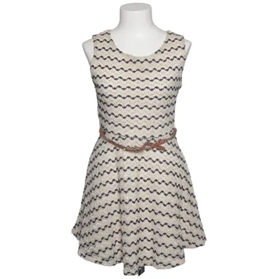 Dress (Beige, Black) from River Island Cotton, Polyester