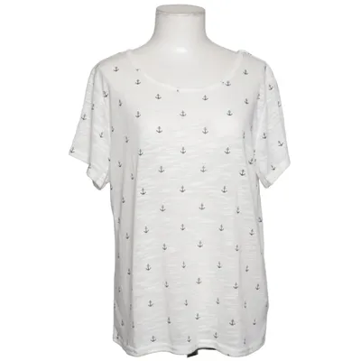 T-shirt (Vit, Blå) från Beach Time Linne, Polyester