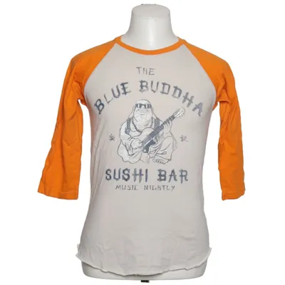 Maillot de baseball (Orange, Blanc) de Jerzees