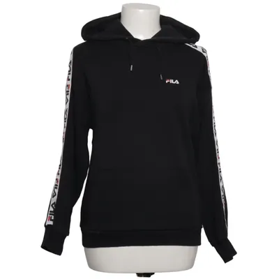 Hoodie (Black) from Fila Cotton, Polyester