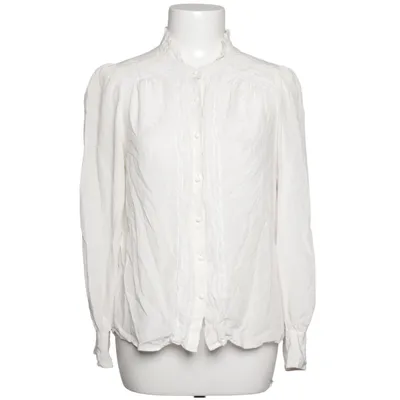Blouse (Wit) van Gerard Darel Katoen, Zijde