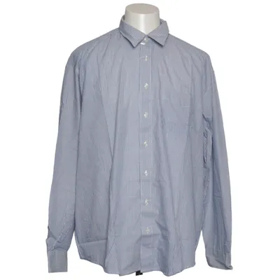 Shirt (Blauw, Wit) van Henry Morell Katoen, Polyester
