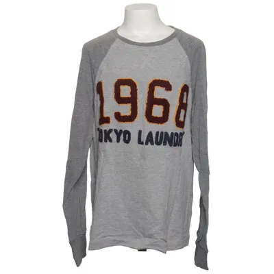 T-shirt à manches longues (Gris) de Tokyo Laundry Coton, Viscose