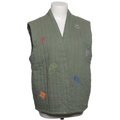 Outer vest (Green, Multicolored) from Sens Uniq Cotton