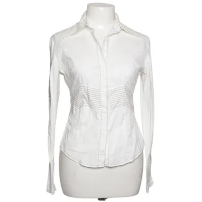 Skjorta (Vit, Brun) från Maxazria Collection Bomull, Elastan