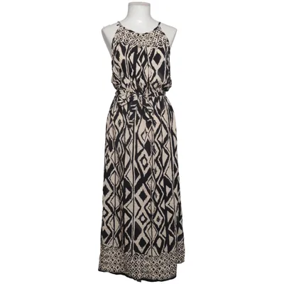 Maxi jurk (Beige, Zwart, Meerkleurig) van Pescara Viscose