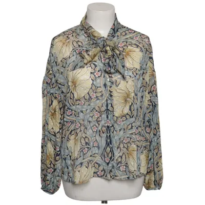 Schluppenbluse (Blau, Mehrfarbig) von William Morris & Co. x H&M Polyester