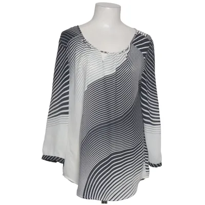 Bluse (Sort, Hvid) fra Le Château Polyester