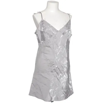 Klänning (Silverfärgad) från Divided by H&M Polyester, Viskos