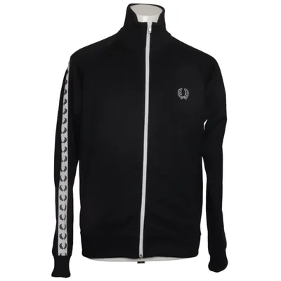 Veste de sport (Noir) de Fred Perry Sportswear Coton, Élasthane, Polyamide, Polyester
