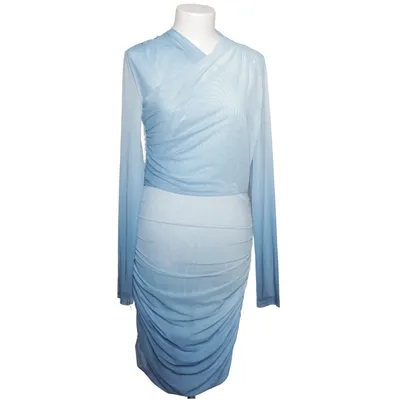 Klänning (Blå, Vit) från Karen Millen Elastan, Polyester