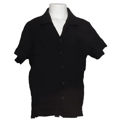 Short sleeve shirt (Black) from Denim & Flower Polyamide, Viscose