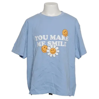T-shirt (Blå, Flerfärgad) från Groggy Elastan, Ekologisk bomull