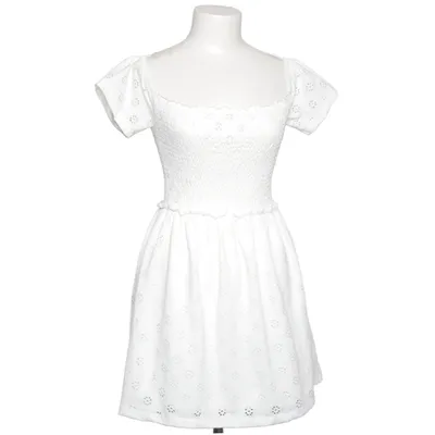 Kjole (Hvid) fra NLY Trend Elastan, Polyester