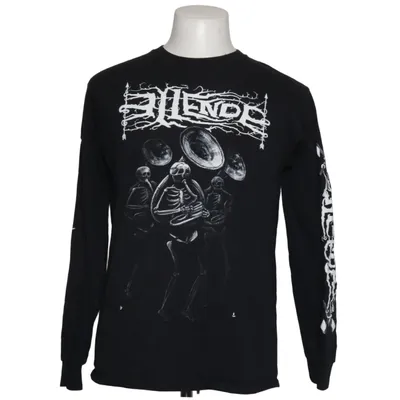 Langarmshirt (Schwarz) von Gildan Baumwolle