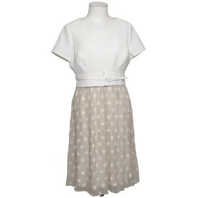 Robe maternité (Blanc, Beige) de Luxe by Seraphine Élasthane, Polyester, Soie, Viscose