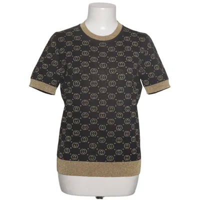 Topp (Svart, Guldfärgad) från Gucci