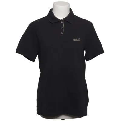 Polo shirt (Black) from Jack Wolfskin Organic cotton