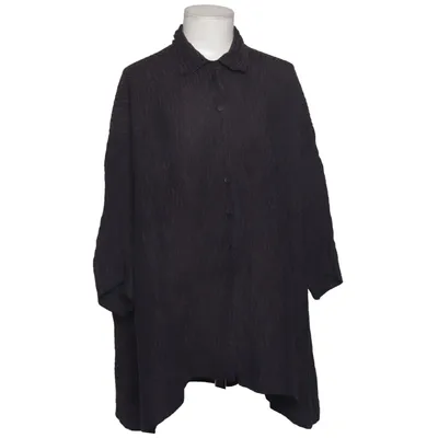 Shirt dress (Gray) from Grizas Linen, Silk