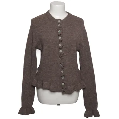 Cardigan (Brown) from Mioni Acrylic, Polyamide, Polyester, Viscose, Wool