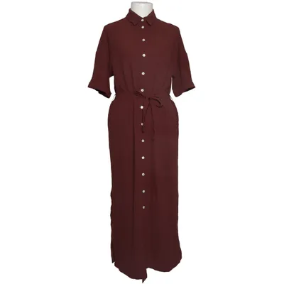 Maxi dress (Brown) from Sora Elastane, Recycled polyester, Viscose