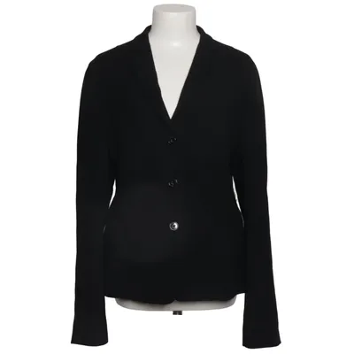 Blazer (Black) from Jil Sander Polyester, Silk, Wool