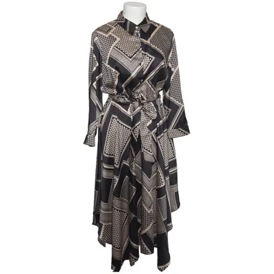 Skjortekjole (Sort, Beige) fra Mohito Polyester