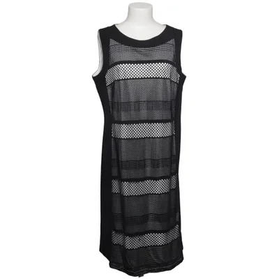 Dress (Black, White) from Hermann Lange Elastane, Polyester
