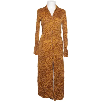 Kjole (Gul, Brun, Flerfarvet) fra Levate Viscose