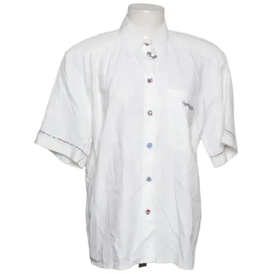 Short sleeve shirt (White) from Tru Blouse Cotton, Viscose