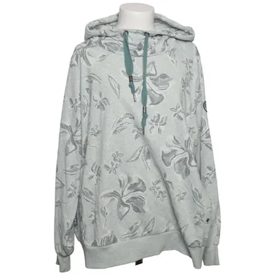 Huvtröja (Grå, Flerfärgad) från Gina Ekologisk bomull, Polyester